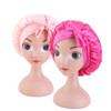 2pcs Pieces Kids Satin Bonnet Silky Sleep Cap Girl Night Sleep Hair Cap Wide Elastic Band Hair Bonnet for Girls Toddler Child