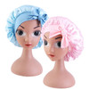 2pcs Pieces Kids Satin Bonnet Silky Sleep Cap Girl Night Sleep Hair Cap Wide Elastic Band Hair Bonnet for Girls Toddler Child