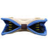 Linen Dog Bite Pillow Wedge 2 Handles with 1 Loop Tug Interactive for