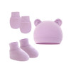Newborn Hat+Gloves+Socks Set for Baby Boy Girl Cotton Fall Casual Photography Props Soft Headwear Infant Nightcap