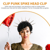 Punk Spike Headband Cosplay Costume Decor Rivet Festival Hair Decorative Prop Chic Style Metal Spring Accessories Women