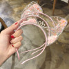 Girls Cute Shining Sequin Cat Ears Hairbands Sweet Ornament Headband Princess Gift Headwear Kids Fashion Hair Accessories