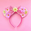 Disney Frozen Headbands Women Anna Princess Elsa Crown Bow Hair Accessories for Girls Snowman Olaf Snowflake Ears Head Band Kids