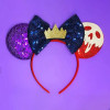 Disney Princess Snow White Headbands for Girls Skeletal Poison Apple Ears Hair Accessories Women Cosplay Maleficent Hairband Kid