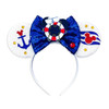 2023 New Style Mickey Minnie Ear Headband Sequin Bows Girl Adult Kids Halloween Party Cosplay Hair Accessories Princess Hairband