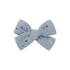 2Pcs/set Bows for Girls Hair Pins Embroidery Printing Hair Clips Solid Color Bowknot Handmade Barrettes Kids Hair Accessories