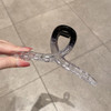 2023 Hair Claw Clip for Women Girl Plastic Transparent Large Hair Claw Clip Crab Women's Gig Clips Claws Girl Hair Accessories
