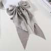 Elegant Bow Ribbon Hair Clip for Women Fashion Solid Satin Spring Clip Simple Hairpin Headband with Clips Girls Hair Accessories