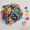 20/50/100pcs 2.5cm Hair Bands Colorful Elastic Hair Bands Nylon Girls Hair Accessories for Kids Ponytail Holder Headband Women