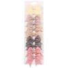 10Pcs/lot Solid Color Ribbon Baby Bows Hair Clips for Baby Girls Handmade Bowknot Hairpin MiNi Barrettes Kids Hair Accessories