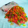 500pcs Girls Colourful Disposable Rubber Band Elastic Hair Bands Headband Children Ponytail Holder Bands Kids Hair Accessories