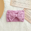Lovely Newborn Baby Headband For Girls Elastic Knit Children Turban Baby Bows Soft Nylon Kids Headwear Hair Accessories
