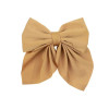 New Sweet Bow Hairpins Solid Color Bowknot Hair Clips For Girls Satin Butterfly Barrettes Duckbill Clip Kids Hair Accessories