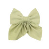 New Sweet Bow Hairpins Solid Color Bowknot Hair Clips For Girls Satin Butterfly Barrettes Duckbill Clip Kids Hair Accessories