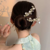Retro Chinese Style Tassel Hair Clip For Women Hair Stick Pins Flower Handmade Hairpins Charm Jewelry Accessories Hair Ornaments