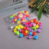 50Pcs Girls Cute Colorful Hair Clips Flower Star Small Hair Claw Kids Sweet Hairpin Multi-Shape Clip Fashion Hair Accessories