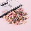 50Pcs Girls Cute Colorful Hair Clips Flower Star Small Hair Claw Kids Sweet Hairpin Multi-Shape Clip Fashion Hair Accessories
