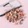 50Pcs Girls Cute Colorful Hair Clips Flower Star Small Hair Claw Kids Sweet Hairpin Multi-Shape Clip Fashion Hair Accessories