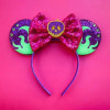 Rapunzel Hairbands For Women Magic Hexagram Headband Girls Disney Princess Hair Accessories Kids Sequins Bow Headwear Party Gift