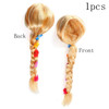 2024 Carnival Supplies Fairy Princess Headgear Frozen Elsa Wig Girl Halloween Cosplay Accessories Snow White Rapunzel Hair Tiara