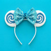 Disney Cinderella Headbands for Women Crystal Shoes Ears Hair Accessories Kids Pumpkin Car Hairbands Girls FatTonny Bow Headwear