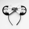 Lucasfilm STAR WARS Hair Band Kids C-3PO Hair Accessories Women Headbands Girl Sequins Bow Disney Hairbands BB-8 R2-D2 Headwear