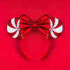 Pink Bow Hair Accessories Pearl Minnie Mouse Hairbands Kids Cosplay Mickey Headband Baby Anime Headwears Women Disney Hair Bands