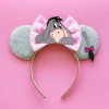 Pink Bow Hair Accessories Pearl Minnie Mouse Hairbands Kids Cosplay Mickey Headband Baby Anime Headwears Women Disney Hair Bands