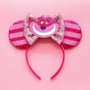 Pink Bow Hair Accessories Pearl Minnie Mouse Hairbands Kids Cosplay Mickey Headband Baby Anime Headwears Women Disney Hair Bands