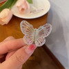 1/2/6Pcs Butterfly Hairpins Girl Hair Clips Barrettes Women Sweet Hair Ornament Rainbow Headwear Fashion Hair Accessories Color