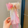 Fashion Hair Accessories New Girls Cute Colorful Chiffon Bow Ribbon Hairpins Children Sweet Hair Clips Hair Accessories