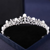 Silver Color Crysta Crowns And Tiaras Baroque Vintage Crown Tiara For Women Bride Pageant Prom Diadem Wedding Hair Accessories