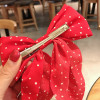 Korean Style Dots Floral Big Bow Hair Clips For Women Elegant Ponytail Hairpins Girl Hair Accessories Barrette Gift Wholesale