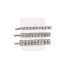 Shiny Rhinestone Metal Hair Clips For Women Fashion Simple Gold Silver Color Hairpins Girls Hairgrips Jewelry Hair Accessories