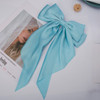 Bow Ribbon Hair Clip for Women Bowknot Barrettes Girls Solid Stain Spring Ponytail Clip Headband Hair Accessories Headwear Gift