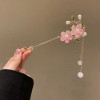 Vintage Bell Orchid Flower Fringe Hair Sticks Fashionable Female Metal Hairpin Hair Stick Female Hair Ornament Styling Tools