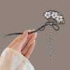 Vintage Bell Orchid Flower Fringe Hair Sticks Fashionable Female Metal Hairpin Hair Stick Female Hair Ornament Styling Tools