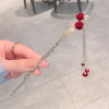 Vintage Bell Orchid Flower Fringe Hair Sticks Fashionable Female Metal Hairpin Hair Stick Female Hair Ornament Styling Tools