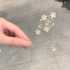 Vintage Bell Orchid Flower Fringe Hair Sticks Fashionable Female Metal Hairpin Hair Stick Female Hair Ornament Styling Tools