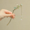 Vintage Bell Orchid Flower Fringe Hair Sticks Fashionable Female Metal Hairpin Hair Stick Female Hair Ornament Styling Tools