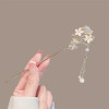 Vintage Bell Orchid Flower Fringe Hair Sticks Fashionable Female Metal Hairpin Hair Stick Female Hair Ornament Styling Tools
