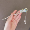 Vintage Bell Orchid Flower Fringe Hair Sticks Fashionable Female Metal Hairpin Hair Stick Female Hair Ornament Styling Tools