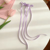 2Pcs/Set Braided Bows Hair Clips Ribbons Double Ponytails Cute Headwear Fashionable Hair Accessories