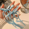 2Pcs/Set Braided Bows Hair Clips Ribbons Double Ponytails Cute Headwear Fashionable Hair Accessories