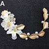 Elegant Crystal Wedding Hair Comb Headwear Shiny Rhinestone Hairpin Ornaments Pearl Bridal Hair Clip Jewelry Hair Accessories