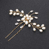 Elegant Crystal Wedding Hair Comb Headwear Shiny Rhinestone Hairpin Ornaments Pearl Bridal Hair Clip Jewelry Hair Accessories