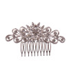 Crystal Flower Hair Comb Clip Hairpin For Women Bride Rhinestone Bridal Wedding Hair Accessories Jewelry Comb Clip Hairpin Gift