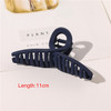 Women Girls Large Hair Claw Clips Plastic Matte Frosted Popular Hair Catches Korean Fashion Solid Hairpin Crab Barrette Headwear