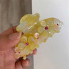 Muweordy French Yellow Flower Claw Clip Acetate Sparkling Colored Crab Hair Clip Popular Hair Catches Hair Clips For Women Muweordy French Yellow Flower Claw Clip Acetate Sparkling Colored Crab Hair Clip Popular Hair Catches Hair Clips For Women