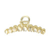 Large Hair Claw Geometric Hollow Metal Shark Clip Hairpin for Women Girls Korean Pearl Crystal Popular Hair Catches Headwear Large Hair Claw Geometric Hollow Metal Shark Clip Hairpin for Women Girls Korean Pearl Crystal Popular Hair Catches Headwear